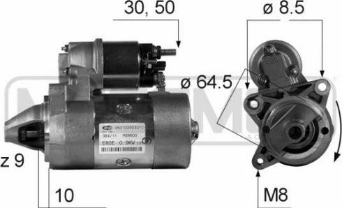 Messmer 220179A - Стартер autocars.com.ua