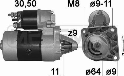 Messmer 220182A - Стартер avtokuzovplus.com.ua