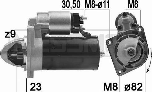 Messmer 220185R - Стартер avtokuzovplus.com.ua