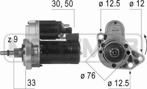 Messmer 220190A - Стартер autocars.com.ua