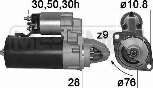 Messmer 220201A - Стартер avtokuzovplus.com.ua