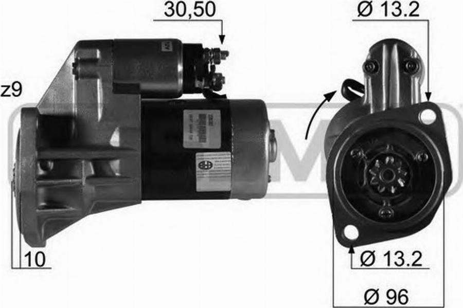 Messmer 220202 - Стартер autodnr.net