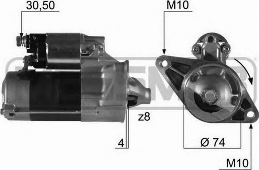 Messmer 220209 - Стартер autodnr.net