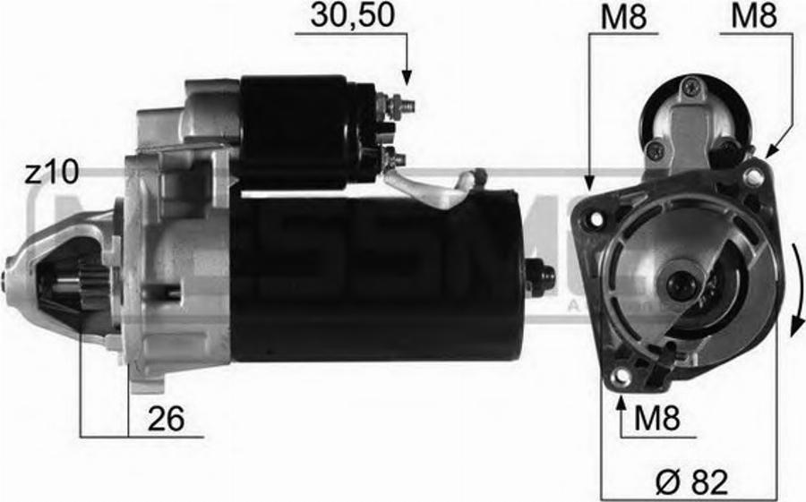 Messmer 220216 - Стартер autodnr.net