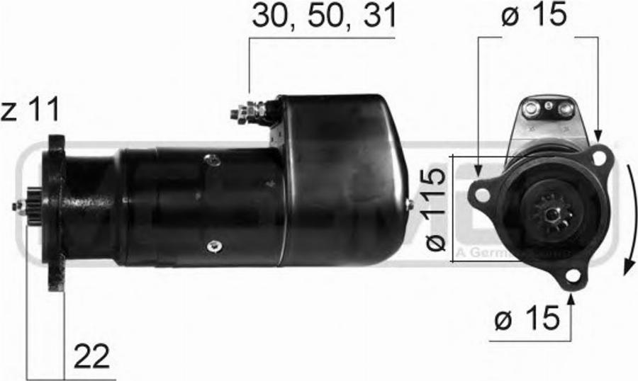 Messmer 220218 - Стартер autodnr.net