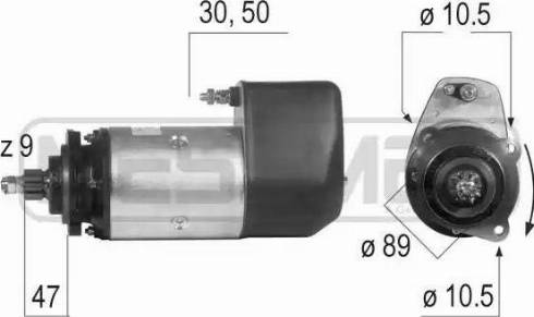 Messmer 220219 - Стартер autocars.com.ua