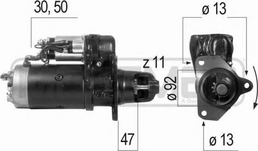 Messmer 220260 - Стартер autodnr.net