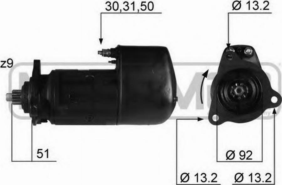 Messmer 220290 - Стартер autodnr.net