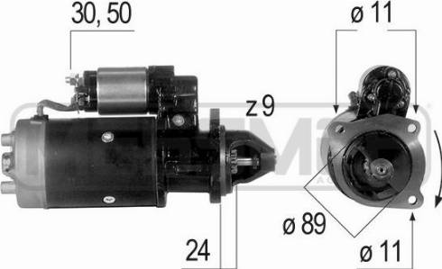 Messmer 220307R - Стартер avtokuzovplus.com.ua