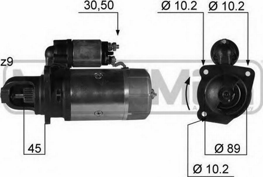 Messmer 220337 - Стартер autodnr.net