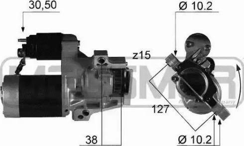 Messmer 220340 - Стартер autocars.com.ua