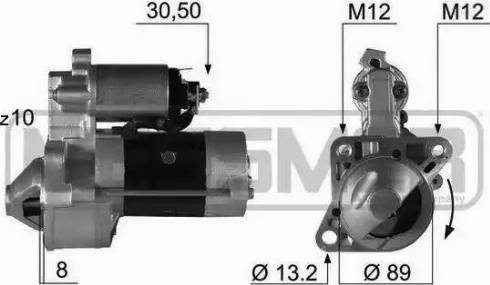 Messmer 220342 - Стартер avtokuzovplus.com.ua