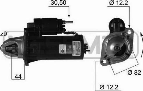 Messmer 220355A - Стартер avtokuzovplus.com.ua