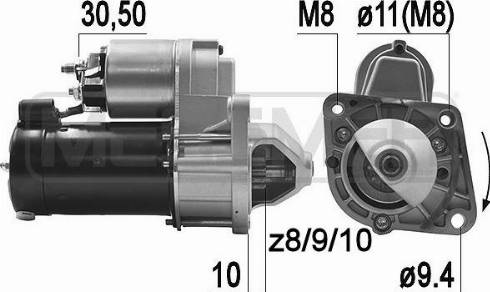 Messmer 220360A - Стартер autocars.com.ua