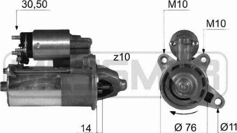 Messmer 220364A - Стартер autocars.com.ua