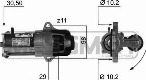 Messmer 220369A - Стартер avtokuzovplus.com.ua