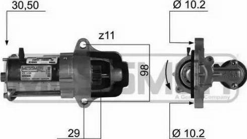 Messmer 220369 - Стартер autocars.com.ua