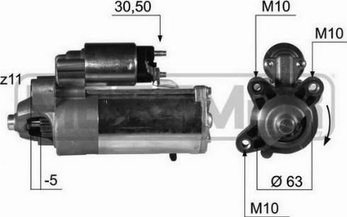 Messmer 220375A - Стартер avtokuzovplus.com.ua