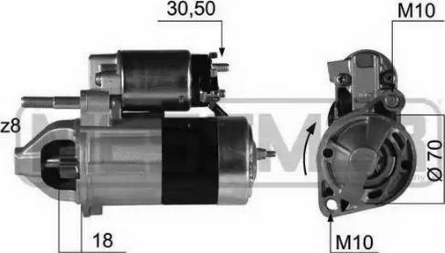 Messmer 220380 - Стартер autocars.com.ua