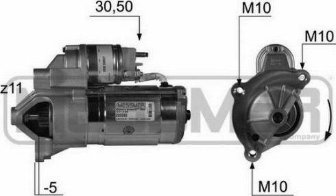 Messmer 220393A - Стартер avtokuzovplus.com.ua