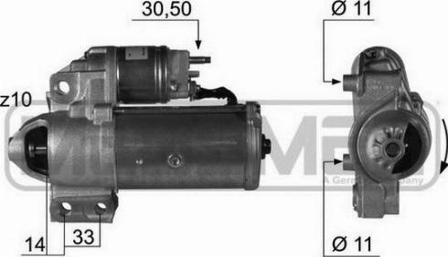 Messmer 220400A - Стартер autocars.com.ua