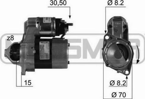 Messmer 220403A - Стартер autocars.com.ua