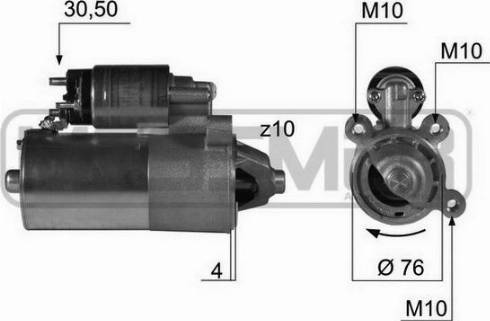 Messmer 220406A - Стартер avtokuzovplus.com.ua