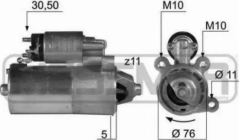 Messmer 220407 - Стартер autocars.com.ua