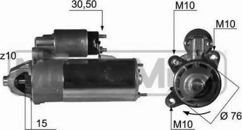 Messmer 220409 - Стартер autocars.com.ua