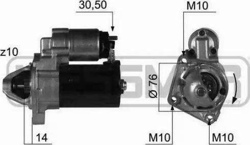 Messmer 220411 - Стартер avtokuzovplus.com.ua