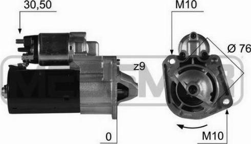 Messmer 220412A - Стартер avtokuzovplus.com.ua