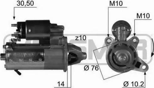 Messmer 220414 - Стартер autocars.com.ua