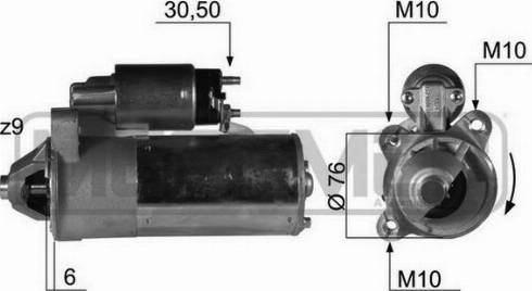 Messmer 220415A - Стартер avtokuzovplus.com.ua