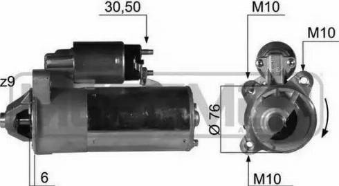 Messmer 220415 - Стартер avtokuzovplus.com.ua