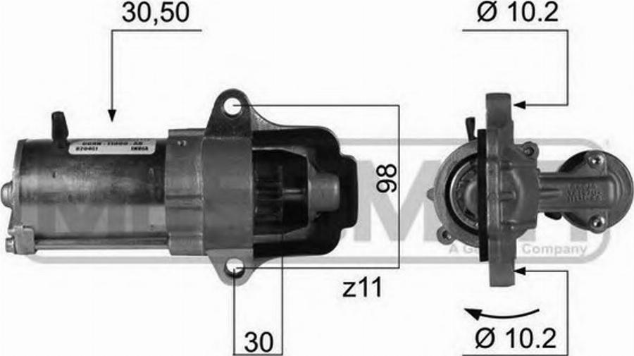 Messmer 220417 - Стартер autodnr.net