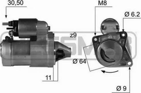 Messmer 220421 - Стартер autocars.com.ua