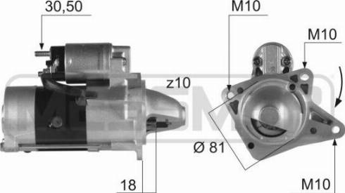 Messmer 220423A - Стартер autodnr.net