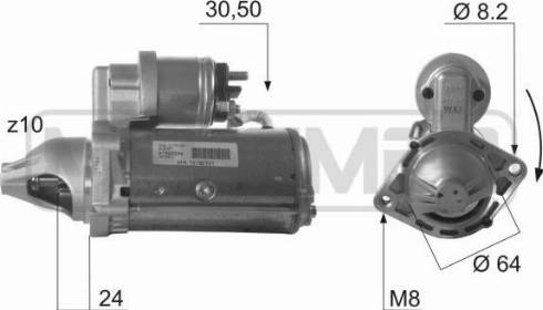 Messmer 220432A - Стартер avtokuzovplus.com.ua