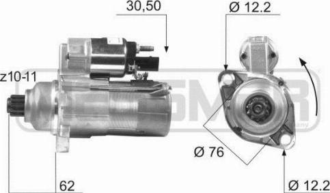 Messmer 220450A - Стартер autocars.com.ua