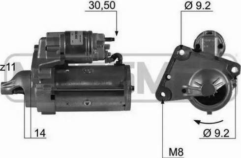 Messmer 220451 - Стартер avtokuzovplus.com.ua