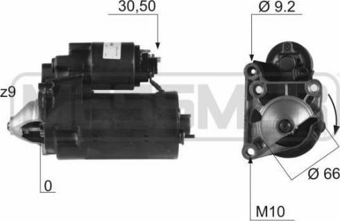 Messmer 220456R - Стартер avtokuzovplus.com.ua