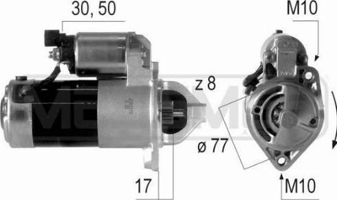 Messmer 220459A - Стартер autocars.com.ua