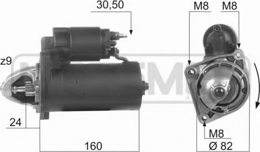 Messmer 220460 - Стартер autodnr.net