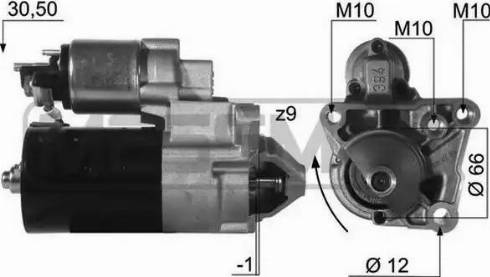 Messmer 220462 - Стартер autocars.com.ua