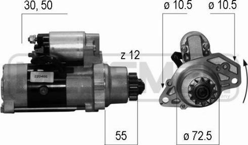 Messmer 220466A - Стартер autocars.com.ua