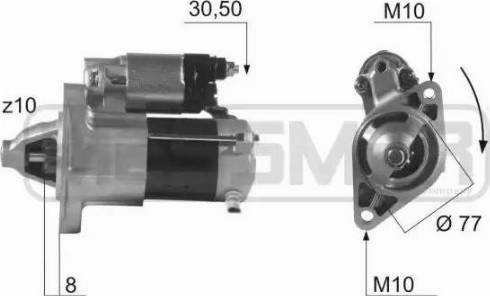 Messmer 220468 - Стартер autocars.com.ua