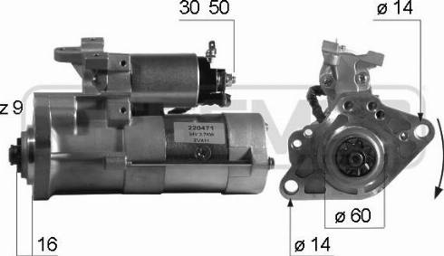 Messmer 220471A - Стартер autocars.com.ua