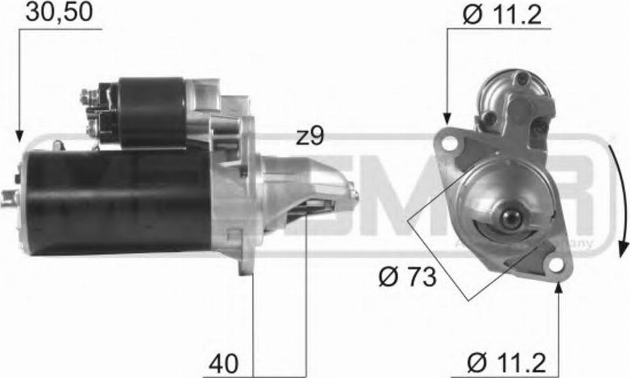 Messmer 220479 - Стартер autodnr.net