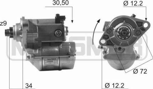 Messmer 220482A - Стартер avtokuzovplus.com.ua