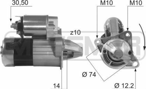 Messmer 220484A - Стартер autocars.com.ua